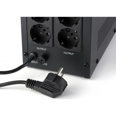 Пристрій безперебійного живлення Vinga LED 2000VA metall case (VPE-2000M)