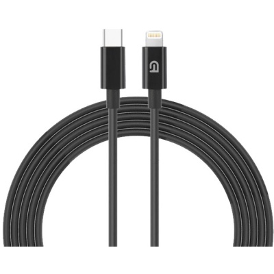 Дата кабель USB-C to Lightning 1.2m AMQGJ2BL black Armorstandart (ARM64374)