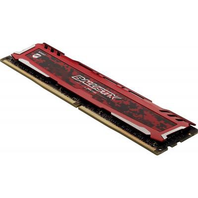 Модуль памяти для компьютера DDR4 8GB 2666 MHz Ballistix Sport LT Red MICRON (BLS8G4D26BFSE)