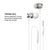 Навушники ColorWay 3.5 mm Wired Earphone UrbanBeat White (CW-WD03WT)