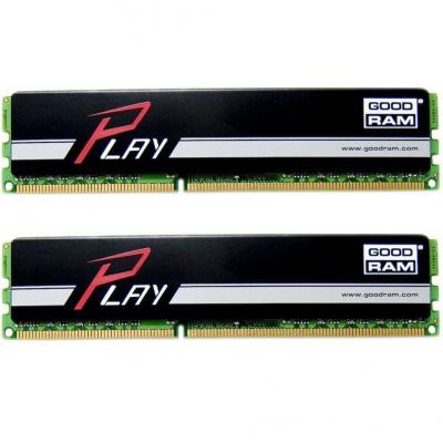 Модуль памяти для компьютера DDR4 8GB (2x4GB) 2400 MHz PLAY Black GOODRAM (GY2400D464L15S/8GDC)
