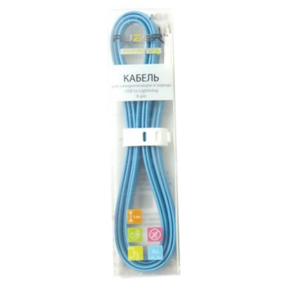 Дата кабель AUZER USB 2.0 – Lightning 8-pin 1.0м Blue (AC-L1BL)