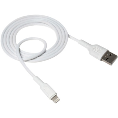 Дата кабель USB 2.0 AM to Lightning 1.0m NB212 2.1A White XO (XO-NB212i-WH)