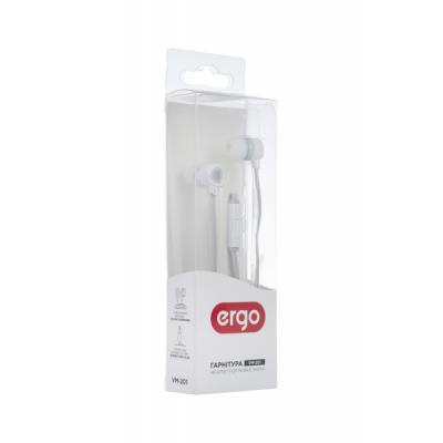 Наушники Ergo VM-201 White (HB-2115W)
