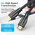 Кабель мультимедійний HDMI M to HDMI M 5.0m 8K cotton braided black Vention (AAUBJ)