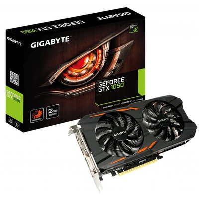 Видеокарта GIGABYTE GeForce GTX1050 2048Mb WINDFORCE 2X (GV-N1050WF2-2GD)