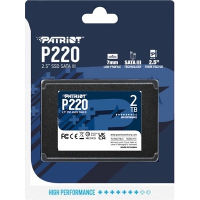 Накопичувач SSD 2.5' 2TB P220 Patriot (P220S2TB25)