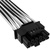 Кабель живлення video power 12+4pin PCIe Gen 5 12VHPWR 600W black/white Corsair (CP-8920333)