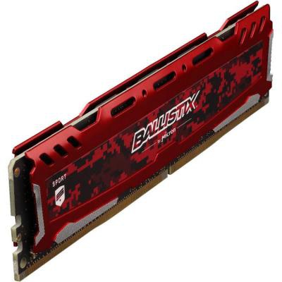 Модуль памяти для компьютера DDR4 16GB (2x8GB) 2400 MHz Ballistix Sport Red MICRON (BLS2K8G4D240FSEK)