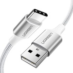 Дата кабель USB 2.0 AM to Type-C 1.5m 3.0A 18W US288 White Ugreen (60132)