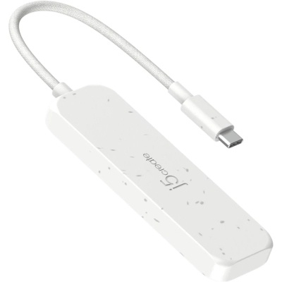 Концентратор J5create USB-C to 2xUSB-A + 2xUSB-C 3.2 10Gbps white (JCH342EW-N)