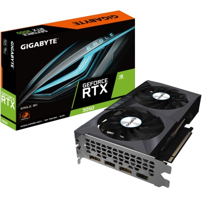 Відеокарта GIGABYTE GeForce RTX3050 8Gb EAGLE (GV-N3050EAGLE-8GD)