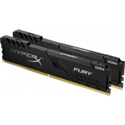 Модуль памяти для компьютера DDR4 32GB (2x16GB) 2666 MHz Fury Black Kingston Fury (ex.HyperX) (HX426C16FB4K2/32)