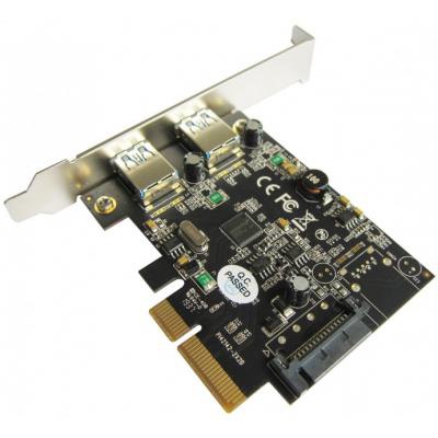 Контроллер ST-Lab USB 3.1 Gen2 2x Type-A (up to 10 Gbit), PCI-E Gen-III x2+ LP (U-1780)