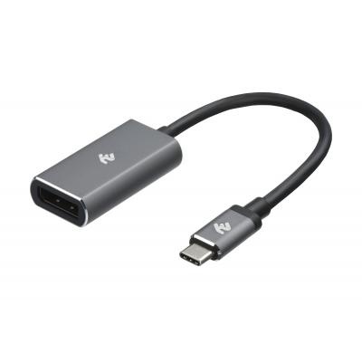 Перехідник Type-C to DisplayPort, Alluminum, 0.2м 2E (2E-W1404)