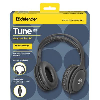 Наушники Defender Tune 125 Black (63125)