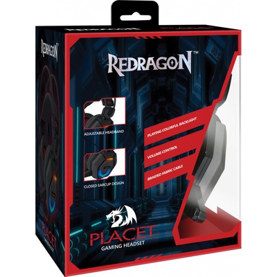 Наушники Redragon Placet Red-Black (64203)