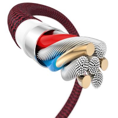 Дата кабель USB 2.0 AM to Micro 5P 1.0m Jagger T-M814 Red T-Phox (T-M814 red)