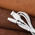 Дата кабель USB 2.0 AM to Micro 5P 1.0m 2A PVC X25 white HOCO (6957531080138)