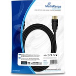 Кабель мультимедийный HDMI to HDMI 3.0m Mediarange (MRCS155)