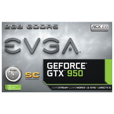 Видеокарта EVGA GeForce GTX950 2048Mb SC GAMING (02G-P4-2951-KR)