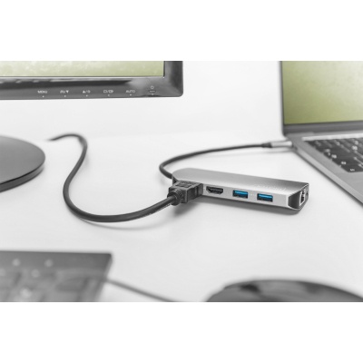 Концентратор Digitus USB-C 8 Port (DA-70884)