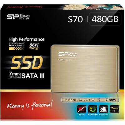 Накопитель SSD 2.5' 480GB Silicon Power (SP480GBSS3S70S25)
