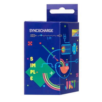 Дата кабель JUST Simple 30 pin USB Cable Black 1M (30P-SMP10-BLCK)