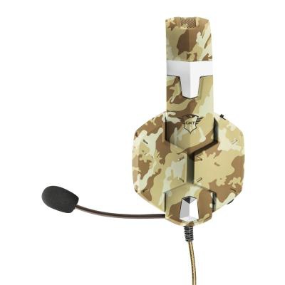 Наушники Trust GXT 322D Carus 3.5mm DESERT CAMO (22125)