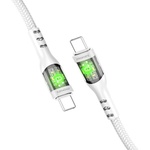 Дата кабель USB-C to USB-C transline-cc200.white Promate (transline-cc200.white)
