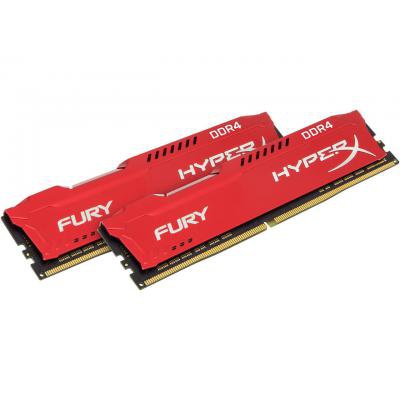 Модуль памяти для компьютера DDR4 16GB (2x8GB) 2133 MHz HyperX FURY Red Kingston (HX421C14FR2K2/16)