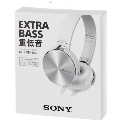 Наушники SONY MDR-XB450AP White (MDRXB450APW.E)