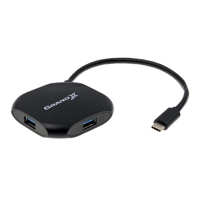 Концентратор Grand-X Type- C to 4 x USB3.1 (GH-417)