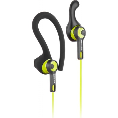 Наушники PHILIPS SHQ1400 ActionFit Carbon lime (SHQ1400CL/00)