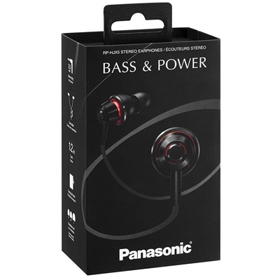 Наушники PANASONIC RP-HJX5E Black (RP-HJX5E-K)