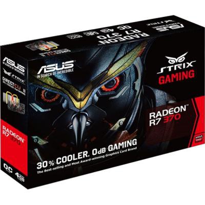 Видеокарта ASUS Radeon R7 370 4096Mb STRIX DCII OC (STRIX-R7370-DC2OC-4GD5-GAMING)