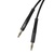 Кабель мультимедійний 3.5mm M to 3.5mm M 1.0m black XO (NBR175A-BK)