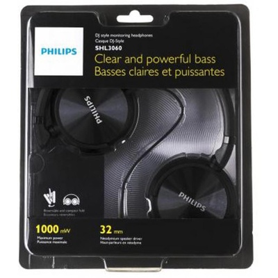 Наушники PHILIPS SHL3060 Black (SHL3060BK/00)
