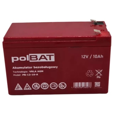 Батарея к ИБП polBAT AGM 12V-10Ah (PB-12-10-A)