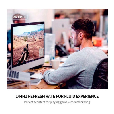 Кабель мультимедійний miniDisplayPort M to DisplayPort M 1.5m MD105 black UGREEN (10477)