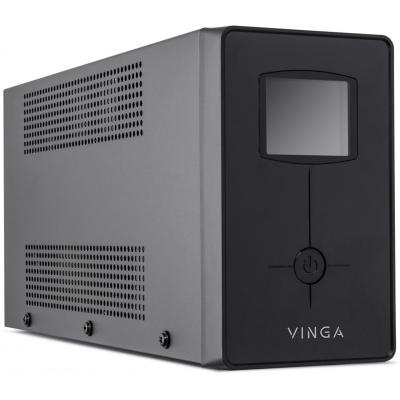Пристрій безперебійного живлення Vinga LED 2000VA metall case (VPE-2000M)