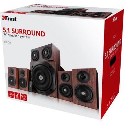 Акустическая система Trust Vigor 5.1 Surround Speaker System Brown (21786)