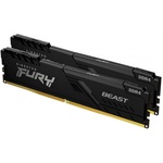 Модуль памяти для компьютера DDR4 32GB (2x16GB) 2666 MHz FURY Beast Black Kingston (KF426C16BBK2/32)