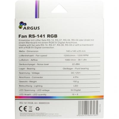 Кулер для корпуса Argus RS-141