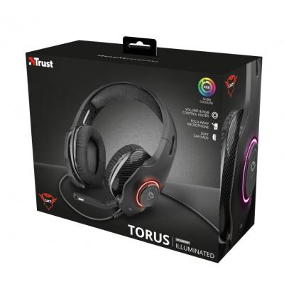 Наушники Trust GXT 455 Torus RGB 3.5mm BLACK (23138)