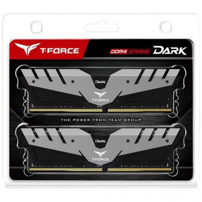 Модуль памяти для компьютера DDR4 8GB (2x4GB) 2666 MHz T-Force Dark Gray Team (TDGED48G2666HC15BDC01)