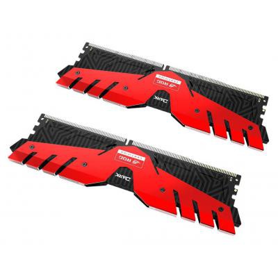 Модуль памяти для компьютера DDR4 16GB (2x8GB) 3000 MHz T-Force Dark Rog Black/Red Team (TDRRD416G3000HC16CDC01)
