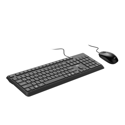 Комплект 2E MK405 USB UA Black (2E-MK405UBK)