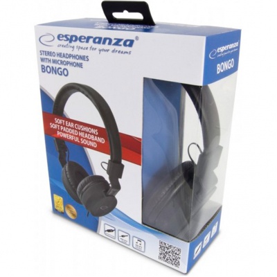 Навушники Esperanza Bongo Black (EH212K)
