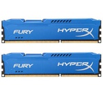 Модуль памяти для компьютера DDR3 8Gb (2x4GB) 1600 MHz HyperX Fury Blu Kingston Fury (ex.HyperX) (HX316C10FK2/8)